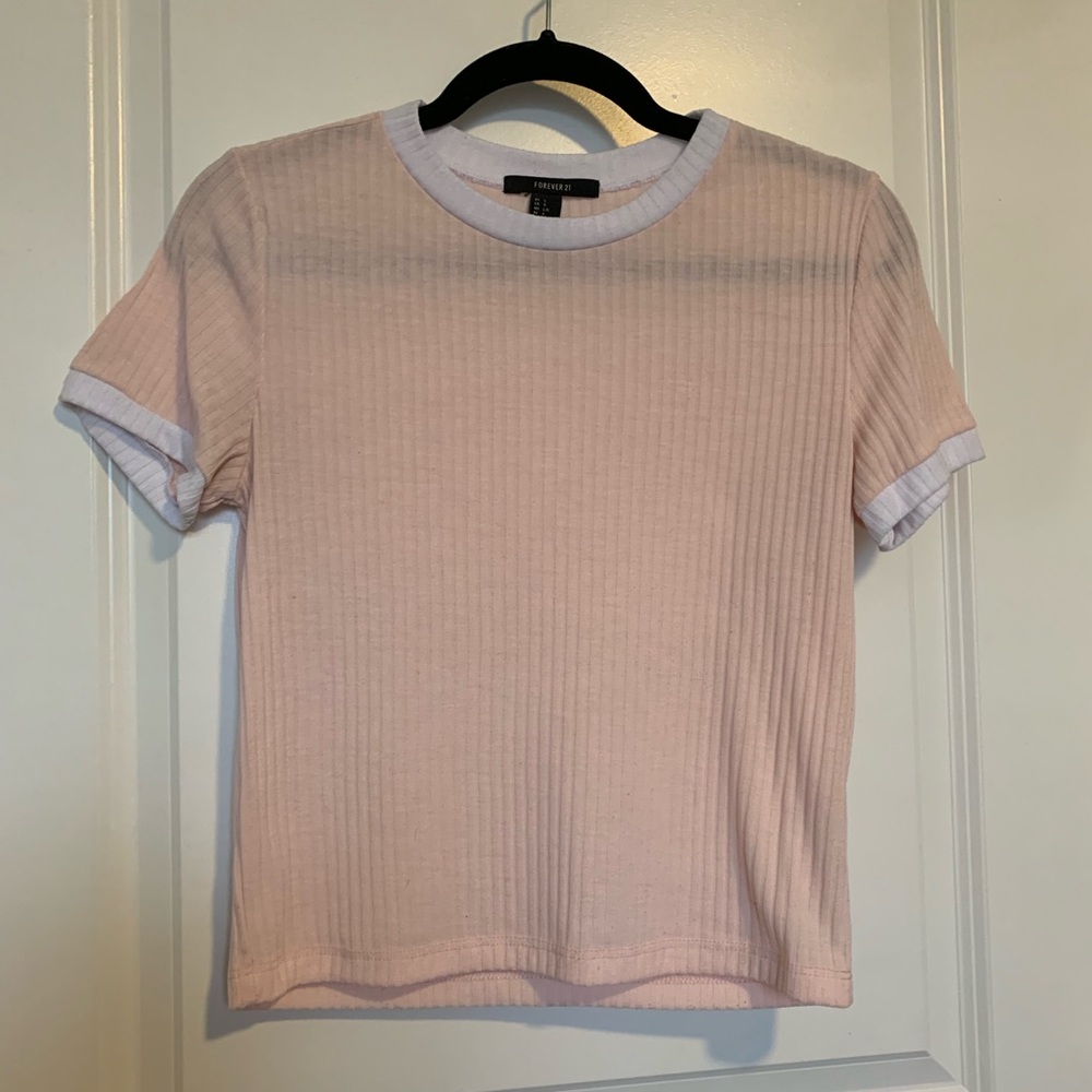 Pink & White T-Shirt